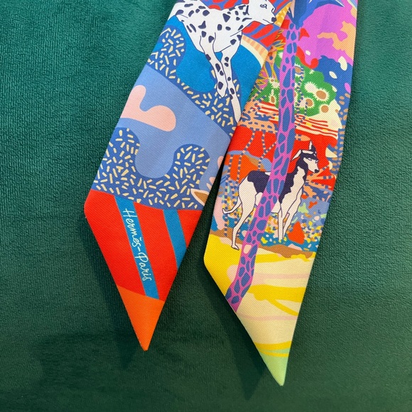 NWOT Hermès En Liberté ! Twilly in Jaune Vif / Bleu / Rouge - Picture 5 of 16